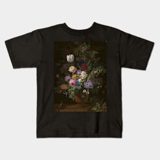 Flowers in a Vase by O.D. Ottesen Kids T-Shirt